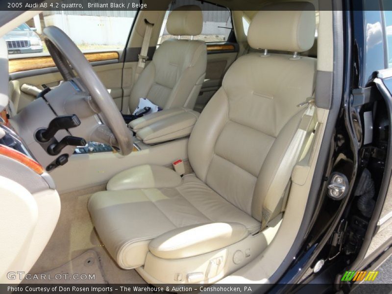  2005 A8 4.2 quattro Beige Interior