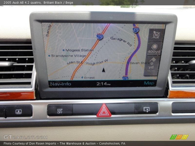 Navigation of 2005 A8 4.2 quattro