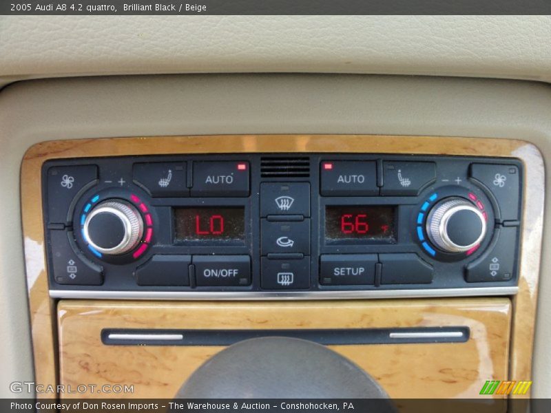 Controls of 2005 A8 4.2 quattro