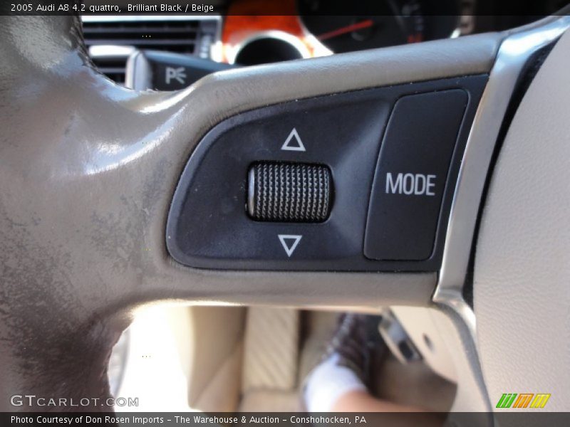 Controls of 2005 A8 4.2 quattro