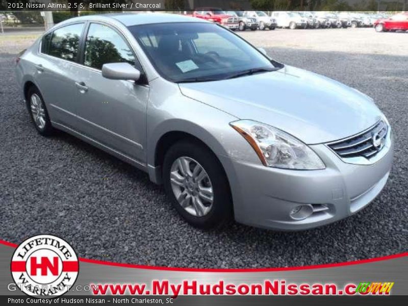 Brilliant Silver / Charcoal 2012 Nissan Altima 2.5 S