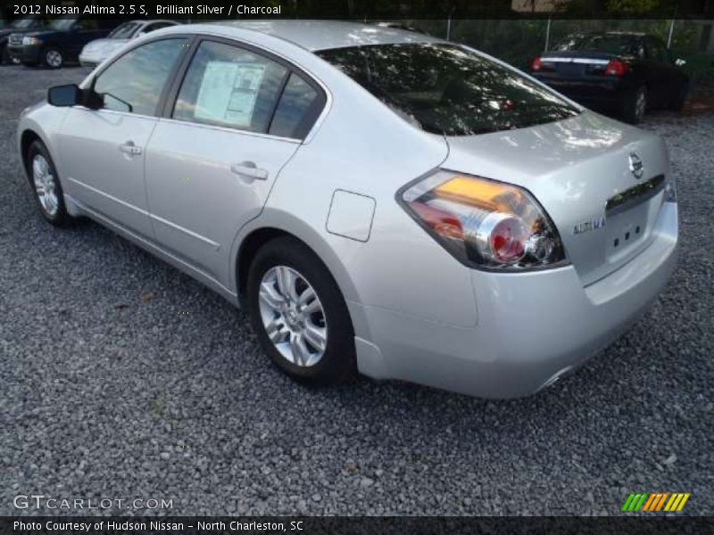 Brilliant Silver / Charcoal 2012 Nissan Altima 2.5 S