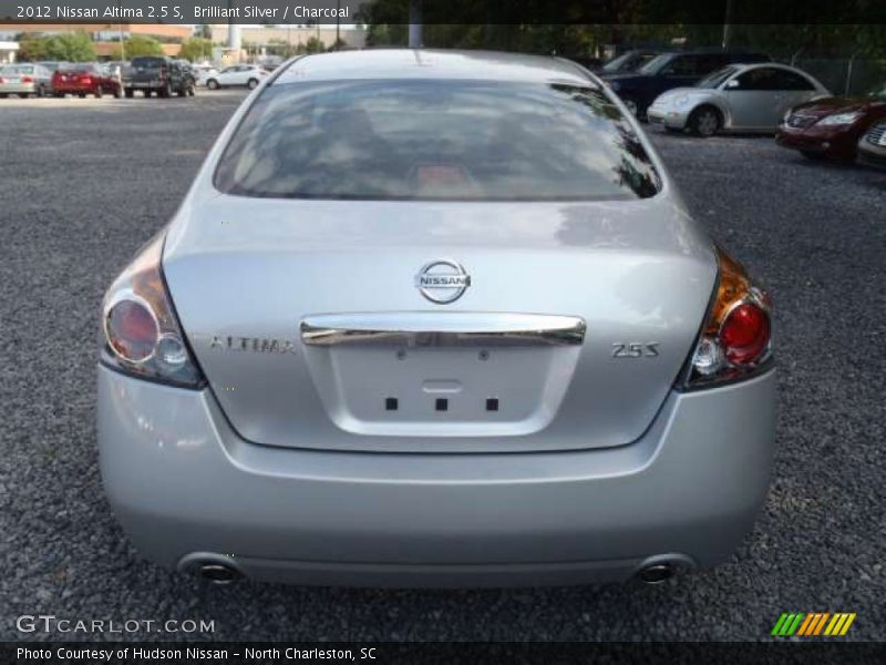 Brilliant Silver / Charcoal 2012 Nissan Altima 2.5 S