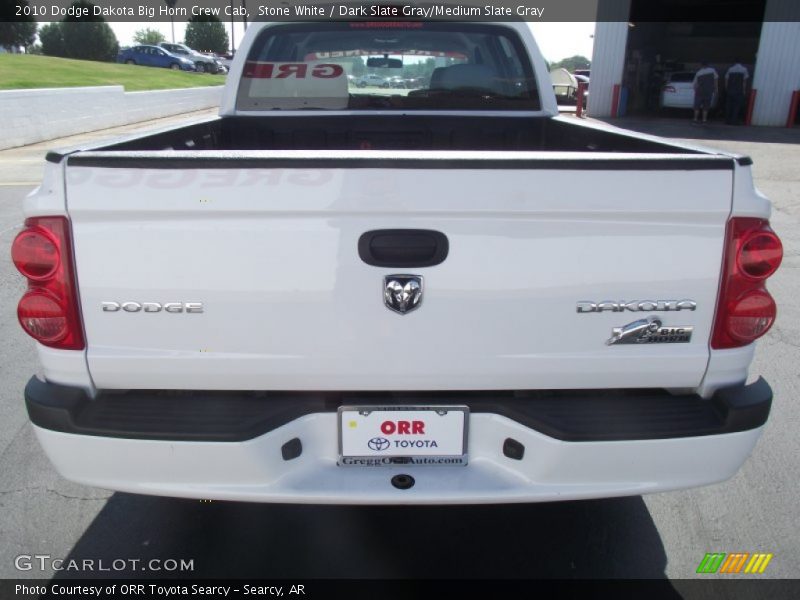 Stone White / Dark Slate Gray/Medium Slate Gray 2010 Dodge Dakota Big Horn Crew Cab