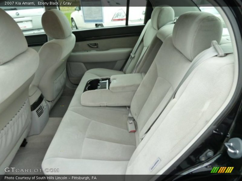 Ebony Black / Gray 2007 Kia Amanti