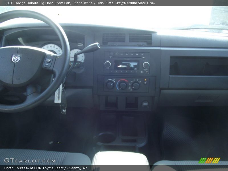 Stone White / Dark Slate Gray/Medium Slate Gray 2010 Dodge Dakota Big Horn Crew Cab