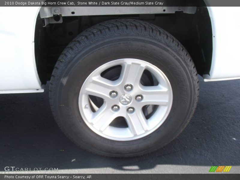 Stone White / Dark Slate Gray/Medium Slate Gray 2010 Dodge Dakota Big Horn Crew Cab