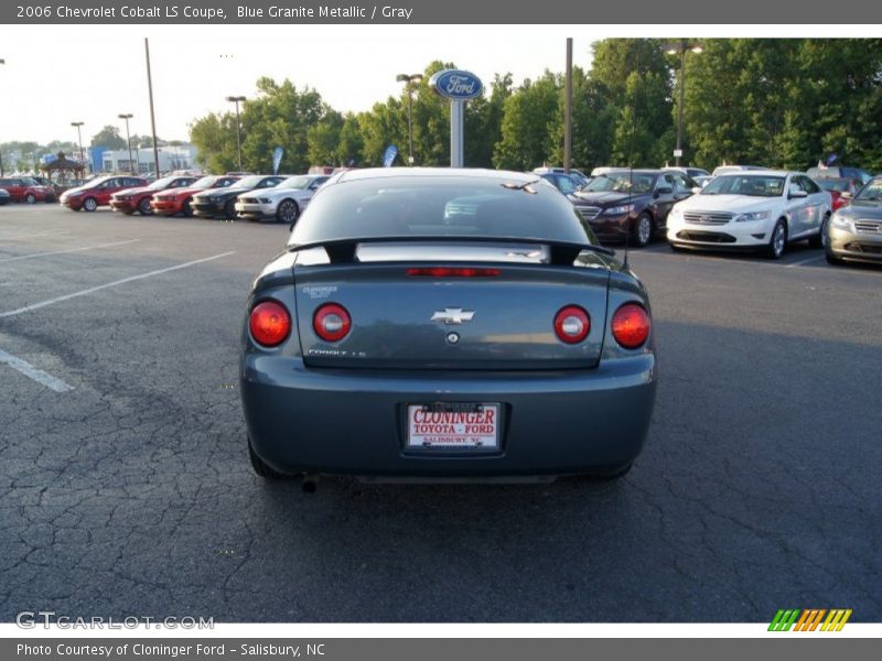 Blue Granite Metallic / Gray 2006 Chevrolet Cobalt LS Coupe