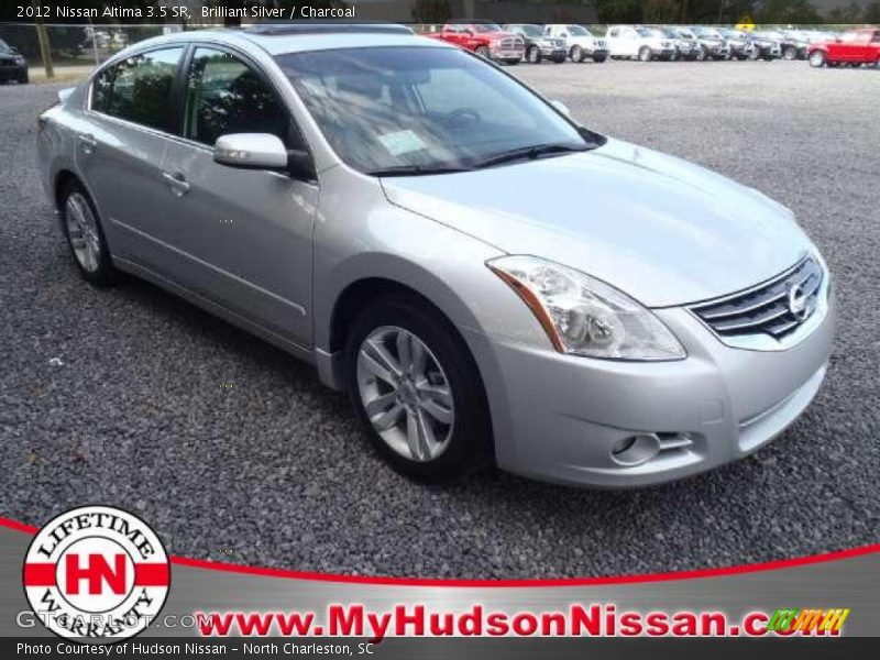 Brilliant Silver / Charcoal 2012 Nissan Altima 3.5 SR