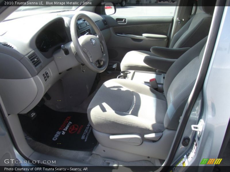 Blue Mirage Metallic / Stone 2010 Toyota Sienna LE