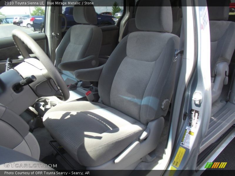 Blue Mirage Metallic / Stone 2010 Toyota Sienna LE
