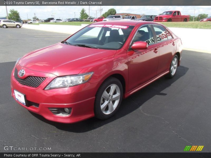 Barcelona Red Metallic / Dark Charcoal 2010 Toyota Camry SE