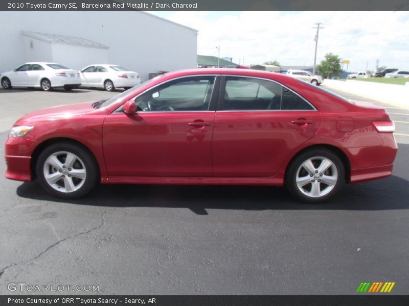 Barcelona Red Metallic / Dark Charcoal 2010 Toyota Camry SE