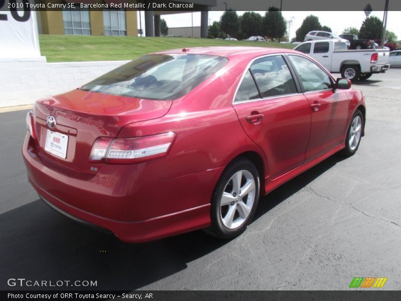 Barcelona Red Metallic / Dark Charcoal 2010 Toyota Camry SE