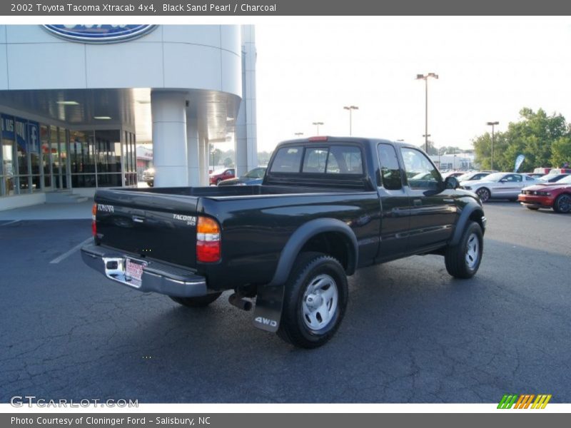 Black Sand Pearl / Charcoal 2002 Toyota Tacoma Xtracab 4x4