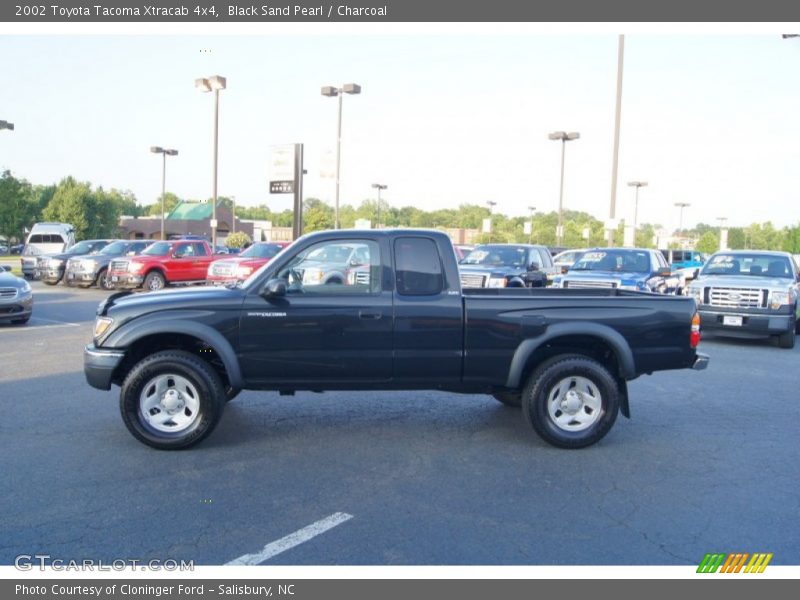 Black Sand Pearl / Charcoal 2002 Toyota Tacoma Xtracab 4x4