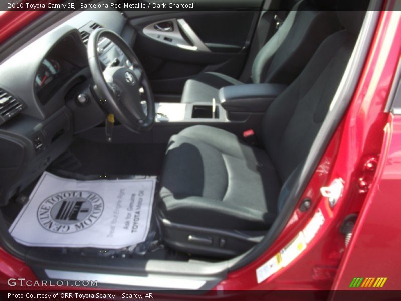 Barcelona Red Metallic / Dark Charcoal 2010 Toyota Camry SE
