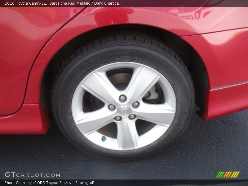 Barcelona Red Metallic / Dark Charcoal 2010 Toyota Camry SE