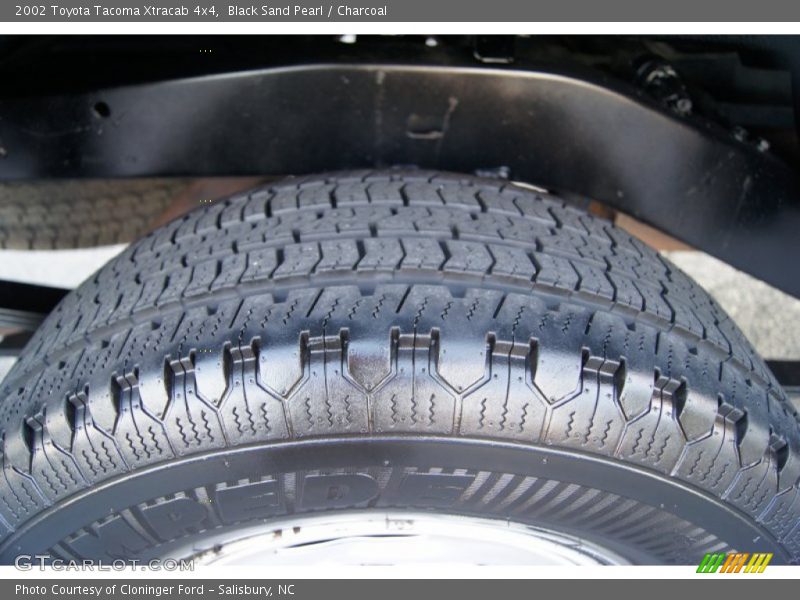 Black Sand Pearl / Charcoal 2002 Toyota Tacoma Xtracab 4x4