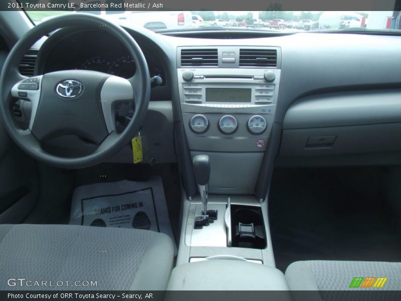 Barcelona Red Metallic / Ash 2011 Toyota Camry LE