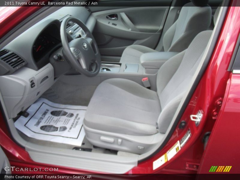 Barcelona Red Metallic / Ash 2011 Toyota Camry LE