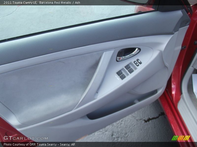 Barcelona Red Metallic / Ash 2011 Toyota Camry LE