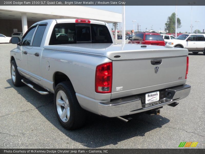 Bright Silver Metallic / Medium Slate Gray 2006 Dodge Ram 1500 SLT Quad Cab