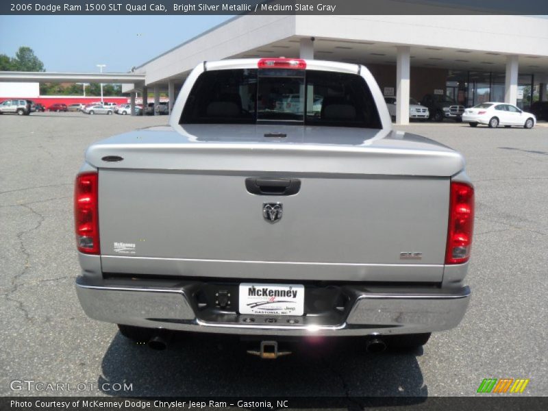 Bright Silver Metallic / Medium Slate Gray 2006 Dodge Ram 1500 SLT Quad Cab