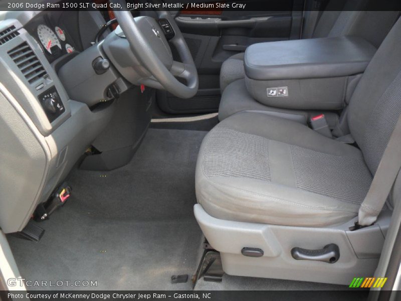 Bright Silver Metallic / Medium Slate Gray 2006 Dodge Ram 1500 SLT Quad Cab
