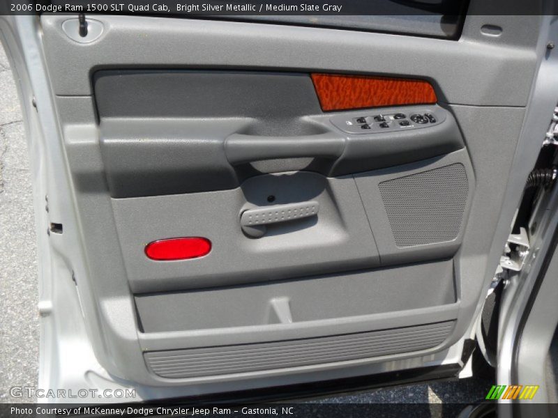 Bright Silver Metallic / Medium Slate Gray 2006 Dodge Ram 1500 SLT Quad Cab