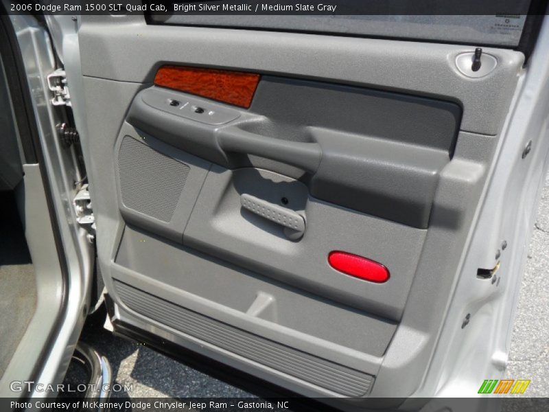 Bright Silver Metallic / Medium Slate Gray 2006 Dodge Ram 1500 SLT Quad Cab