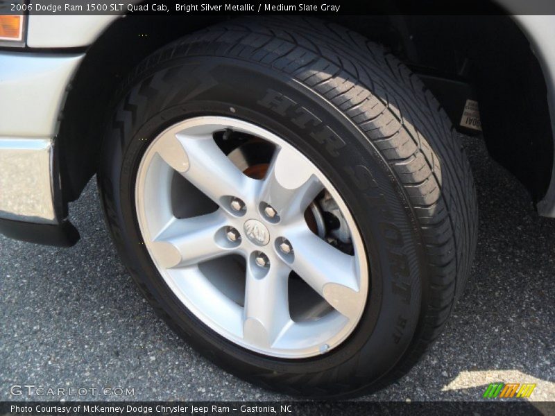 Bright Silver Metallic / Medium Slate Gray 2006 Dodge Ram 1500 SLT Quad Cab