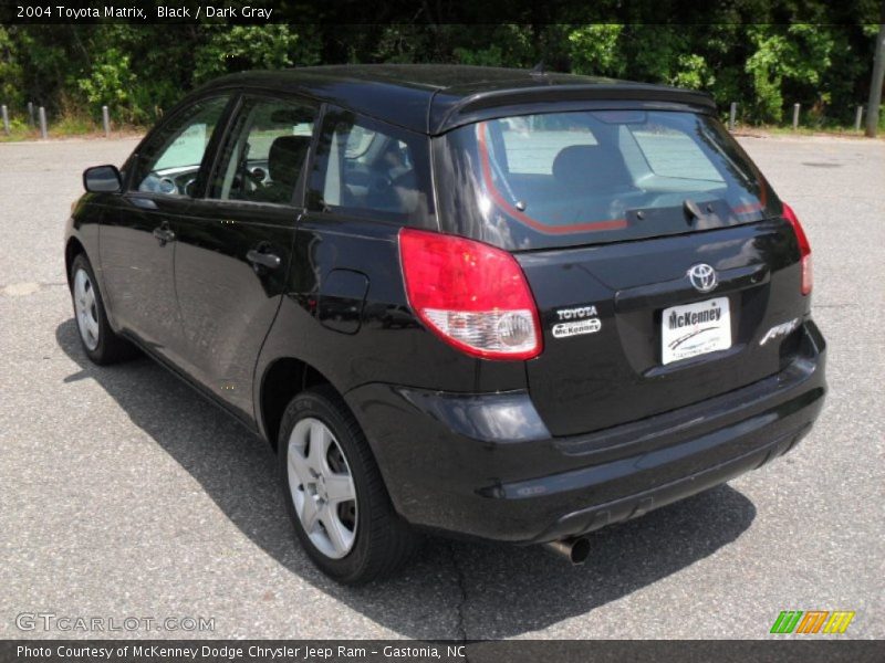Black / Dark Gray 2004 Toyota Matrix