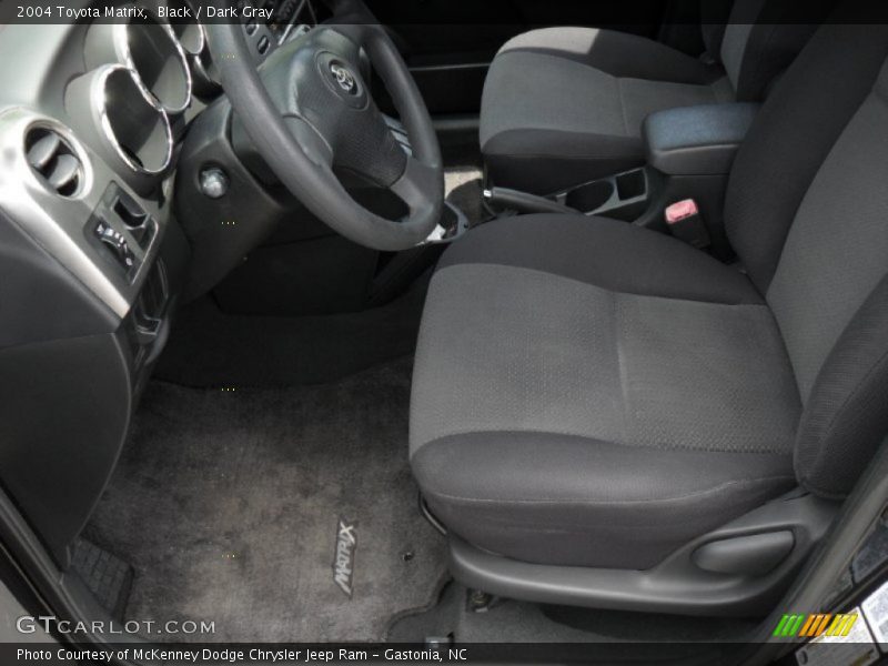 Black / Dark Gray 2004 Toyota Matrix