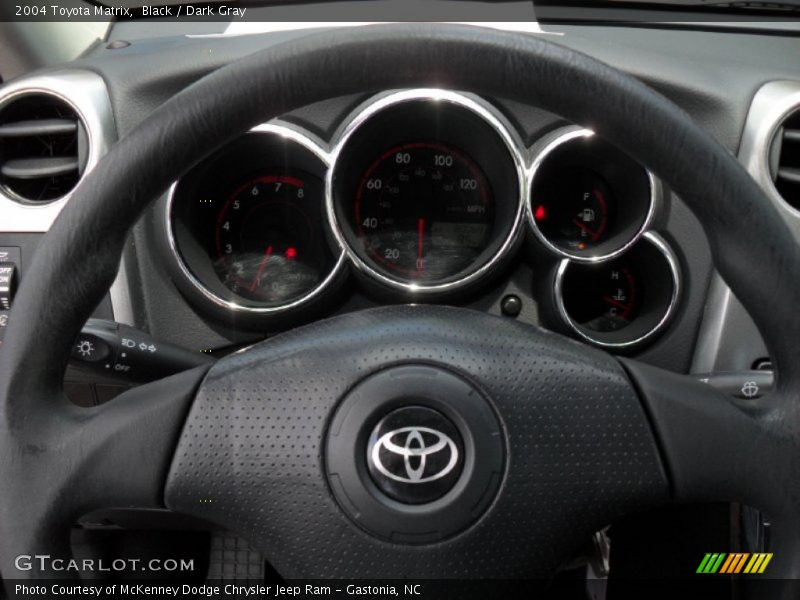 Black / Dark Gray 2004 Toyota Matrix
