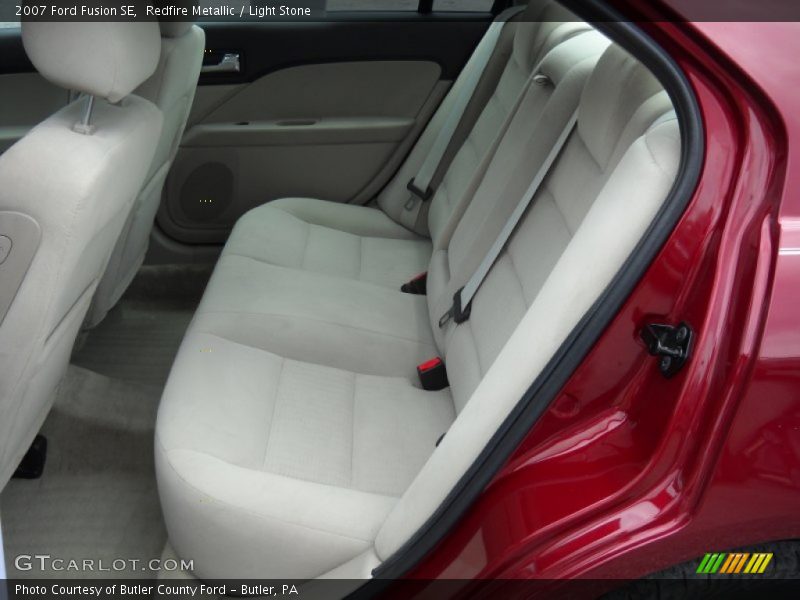 Redfire Metallic / Light Stone 2007 Ford Fusion SE