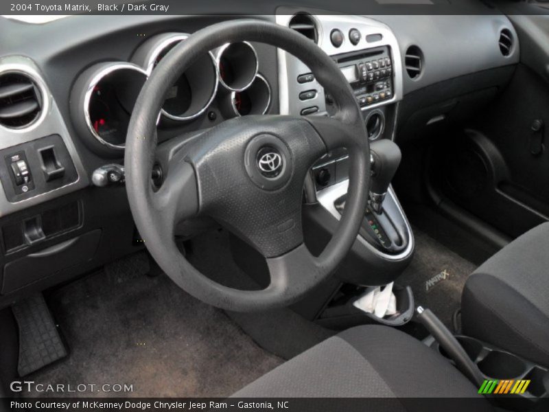 Black / Dark Gray 2004 Toyota Matrix