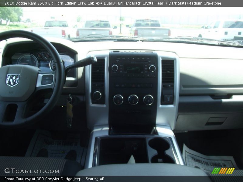 Brilliant Black Crystal Pearl / Dark Slate/Medium Graystone 2010 Dodge Ram 3500 Big Horn Edition Crew Cab 4x4 Dually
