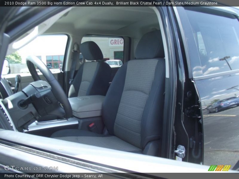 Brilliant Black Crystal Pearl / Dark Slate/Medium Graystone 2010 Dodge Ram 3500 Big Horn Edition Crew Cab 4x4 Dually