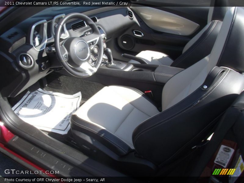 Red Jewel Metallic / Gray 2011 Chevrolet Camaro LT/RS Convertible