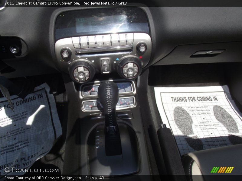 Red Jewel Metallic / Gray 2011 Chevrolet Camaro LT/RS Convertible