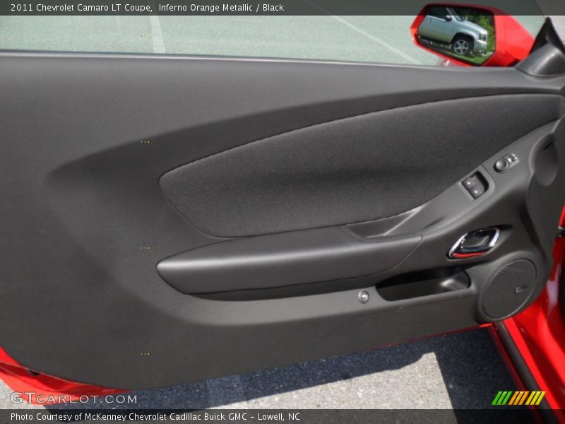 Inferno Orange Metallic / Black 2011 Chevrolet Camaro LT Coupe