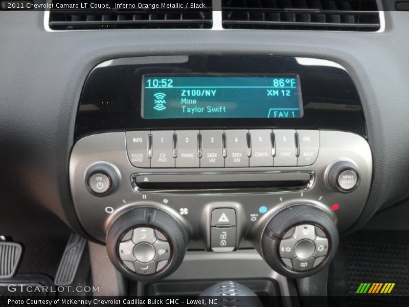 Inferno Orange Metallic / Black 2011 Chevrolet Camaro LT Coupe