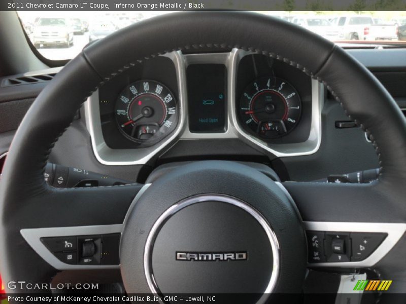 Inferno Orange Metallic / Black 2011 Chevrolet Camaro LT Coupe