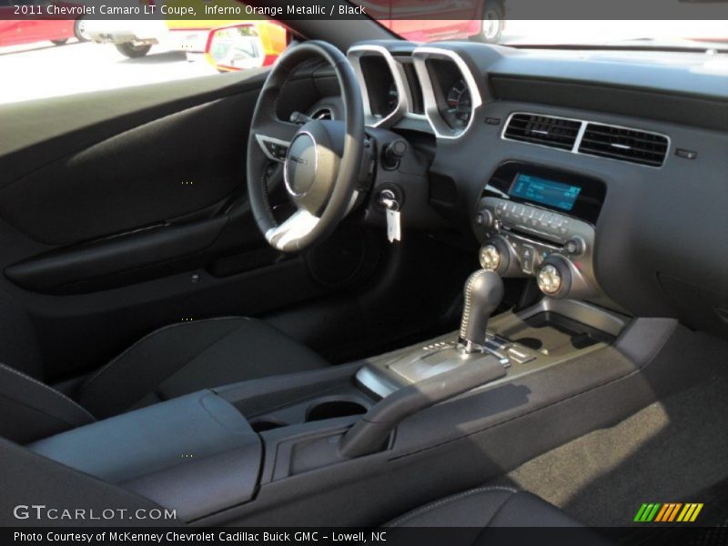 Inferno Orange Metallic / Black 2011 Chevrolet Camaro LT Coupe