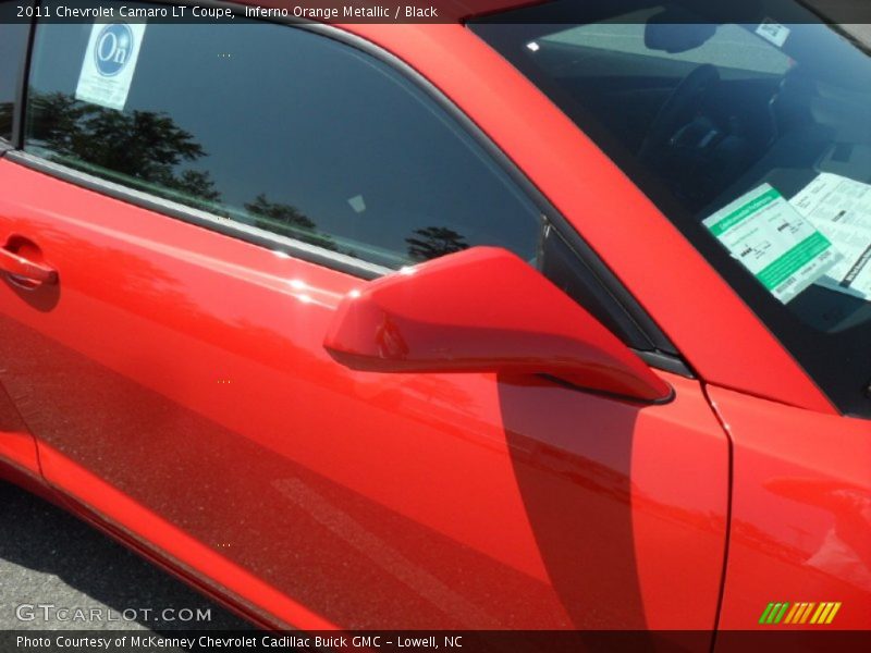 Inferno Orange Metallic / Black 2011 Chevrolet Camaro LT Coupe