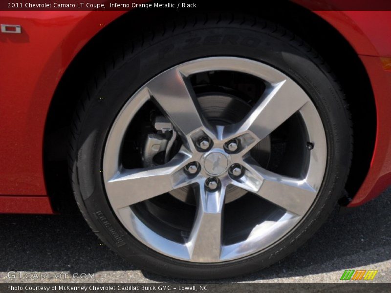 Inferno Orange Metallic / Black 2011 Chevrolet Camaro LT Coupe