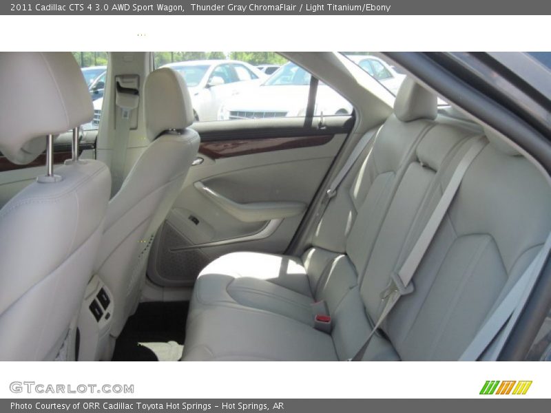 Thunder Gray ChromaFlair / Light Titanium/Ebony 2011 Cadillac CTS 4 3.0 AWD Sport Wagon