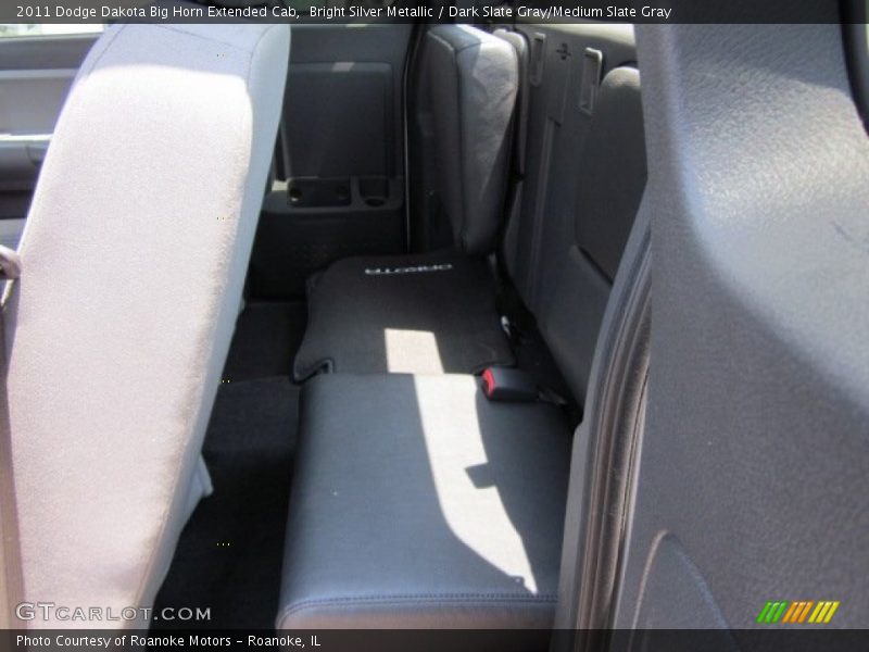 Bright Silver Metallic / Dark Slate Gray/Medium Slate Gray 2011 Dodge Dakota Big Horn Extended Cab