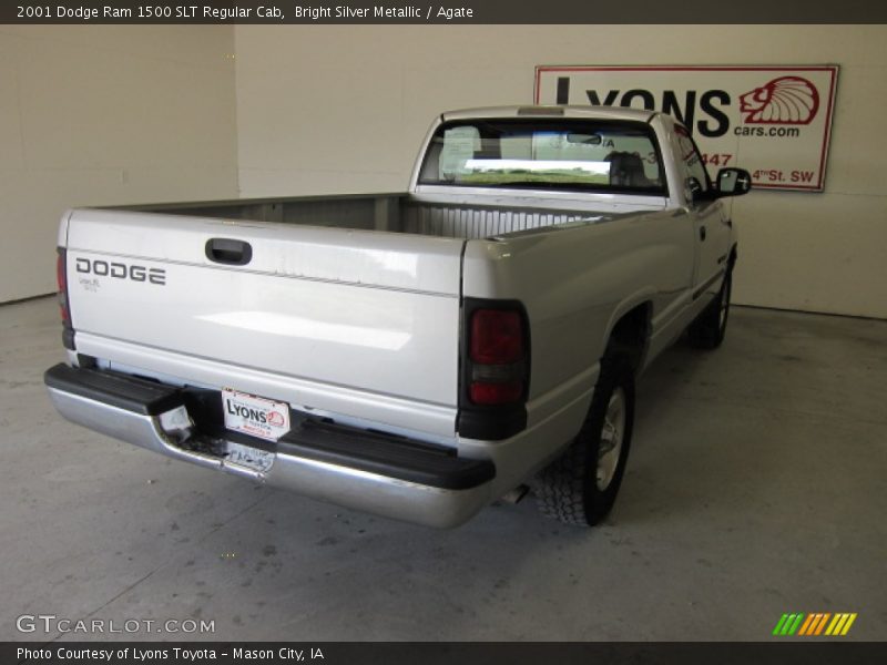 Bright Silver Metallic / Agate 2001 Dodge Ram 1500 SLT Regular Cab